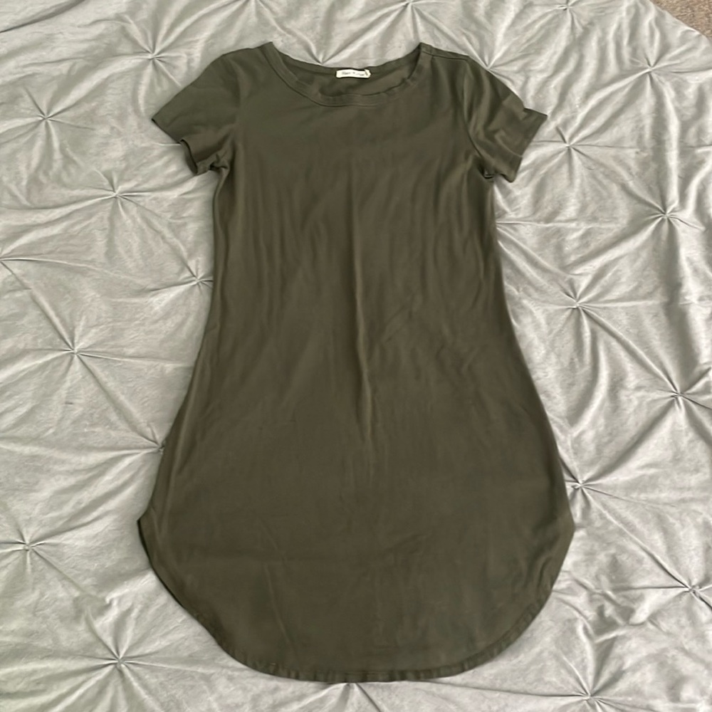 Olive green dress